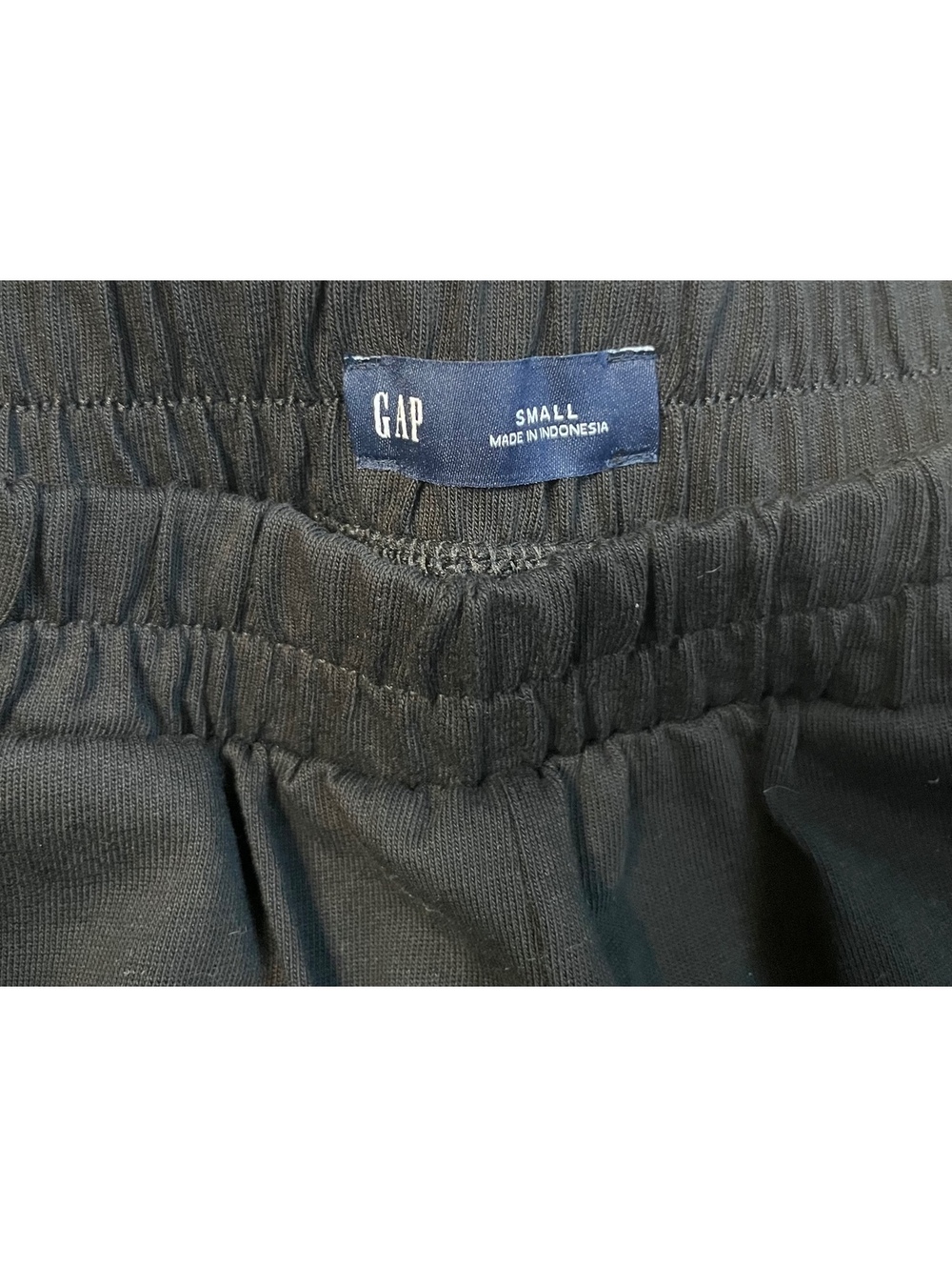 Gap Women's Small Cotton Black Wide Leg Sweatpants Casual Lounge Cozy Athleisure - Picture 5 of 9